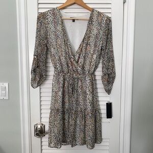 Leopard Mini Dress - Size M